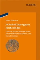 Book cover of Jüdische Klagen gegen Reichsadelige by André Griemert