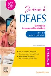 Book cover of Je réussis le DEAES - Diplôme d'État Accompagnant Éducatif et Social - 2021-2022 (3rd ed.) by Guillaume Demont