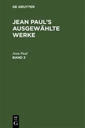 Book cover of Jean Paul: Jean Paul’s ausgewählte Werke. Band 2 by Jean Paul
