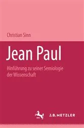 Book cover of Jean Paul by Christian Sinn