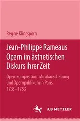 Book cover of Jean-Philippe Rameaus Opern im ästhetischen Diskurs ihrer Zeit by Regine Klingsporn