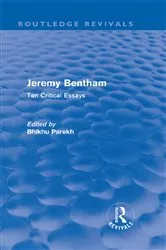 Book cover of Jeremy Bentham by Bhikhu Parekh