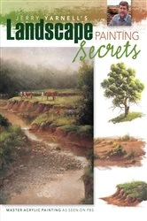 Book cover of Jerry Yarnell's Landscape Painting Secrets by Jerry Yarnell