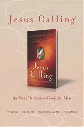 Book cover of Jesus Calling Book Club Discussion Guide for Men by Sarah Young