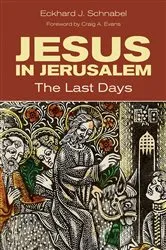 Book cover of Jesus in Jerusalem by Eckhard Schnabel
