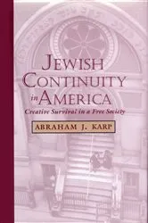 Book cover of Jewish Continuity in America by Abraham J. Karp