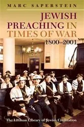 Book cover of Jewish Preaching in Times of War, 1800 - 2001 by Marc Saperstein