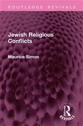 Book cover of Jewish Religious Conflicts by Maurice Simon