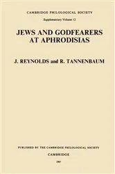 Book cover of Jews and Godfearers at Aphrodisias by J. Reynolds