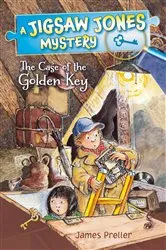 Book cover of Jigsaw Jones: The Case of the Golden Key by James Preller