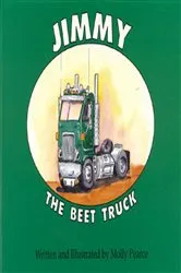 Book cover of Jimmy the Beet Truck by Molly Pearce