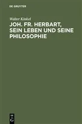 Book cover of Joh. Fr. Herbart, sein Leben und seine Philosophie by Unknown