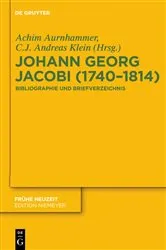 Book cover of Johann Georg Jacobi (1740–1814) by Achim Aurnhammer