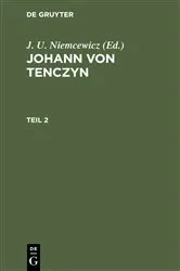 Book cover of Johann von Tenczyn. Teil 2 (2nd ed.) by J. U. Niemcewicz