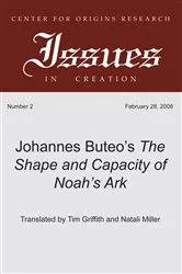 Book cover of Johannes Buteo's The Shape and Capacity of Noah's Ark by Johannes Buteo