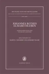 Book cover of Johannes Rothes Elisabethleben by Annegret Haase