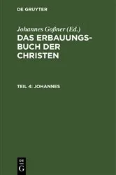 Book cover of Johannes by Johannes Goßner