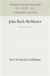 Book cover of John Bach McMaster by Unknown