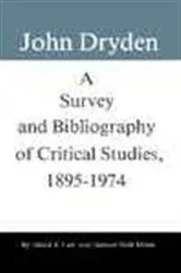 Book cover of John Dryden by P. Hammond