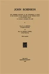Book cover of John Robinson by A. Eekhof