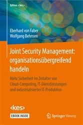 Book cover of Joint Security Management: organisationsübergreifend handeln by Eberhard von Faber