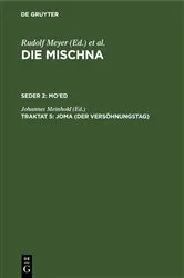 Book cover of Joma (Der Versöhnungstag) by Johannes Meinhold
