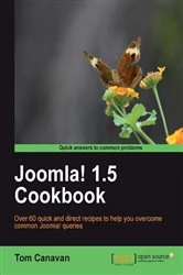 Book cover of Joomla! 1.5 Cookbook by Tom Canavan