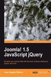 Book cover of Joomla! 1.5 JavaScript jQuery by Jose Argudo Blanco