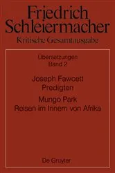 Book cover of Joseph Fawcett, Predigten Mungo Park, Reisen im Innern von Afrika by Anette Hagan