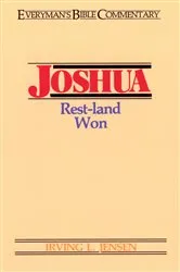 Book cover of Joshua- Everyman's Bible Commentary by Irving Jensen