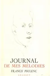 Book cover of Journal de mes mélodies by Francis Poulenc
