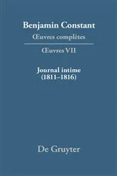 Book cover of Journal intime (1811–1816). Carnet. Livres de dépenses by Paul Delbouille
