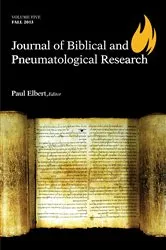 Book cover of Journal of Biblical and Pneumatological Research by Unknown