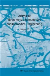 Book cover of Journal of Biomimetics, Biomaterials and Biomedical Engineering Vol. 60 by Sooraj Hussain Nandyala