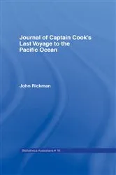 Book cover of Journal of Captain Cook's last voyage to the Pacific Ocean, on Discovery by John Rickman