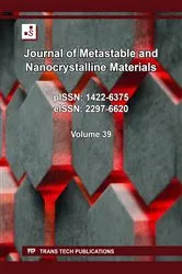 Book cover of Journal of Metastable and Nanocrystalline Materials Vol. 39 by Agus Geter Edy Sutjipto