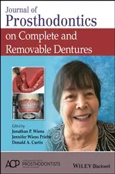 Book cover of Journal of Prosthodontics on Complete and Removable Dentures by Jonathan P. Wiens