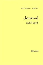Book cover of Journal T01 1953-1973 by Matthieu Galey