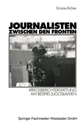 Book cover of Journalisten zwischen den Fronten by Unknown