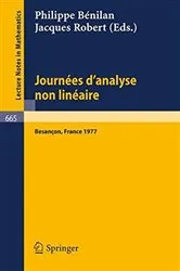 Book cover of Journees d'Analyse Non Lineaire by Unknown