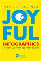 Book cover of Joyful Infographics by Nigel Holmes