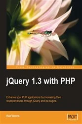 Book cover of jQuery 1.3 with PHP by Kae Verens