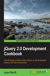 Book cover of jQuery 2.0 Development Cookbook by Leon Revill