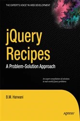 Book cover of jQuery Recipes by Bintu Harwani