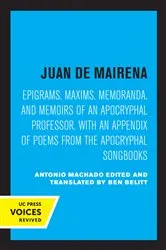 Book cover of Juan de Mairena by Antonio Machado