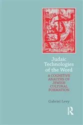 Book cover of Judaic Technologies of the Word by Gabriel Levy