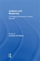 Book cover of Judaism and Modernity by Jonathan W. Malino