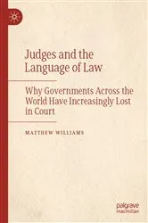 Book cover of Judges and the Language of Law by Unknown