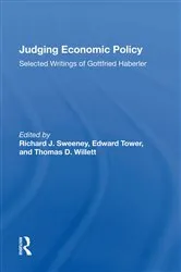 Book cover of Judging Economic Policy by Richard J Sweeney