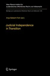 Book cover of Judicial Independence in Transition by Anja Seibert-Fohr